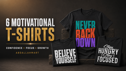 6 Motivational T-Shirts to Inspire Confidence, Focus, and Growth