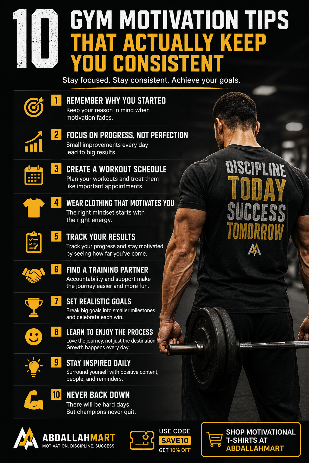 10 Gym Motivation Tips That Actually Keep You Consistent