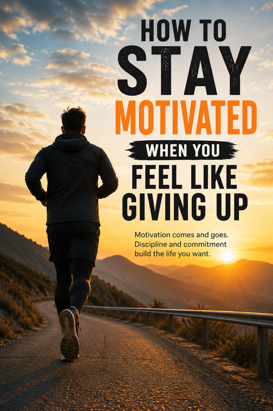 How To Stay Motivated When You Feel Like Giving Up