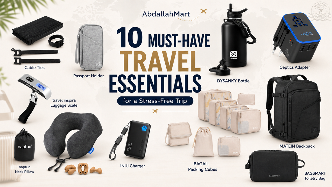 10 Must-Have Travel Essentials for a Stress-Free Trip