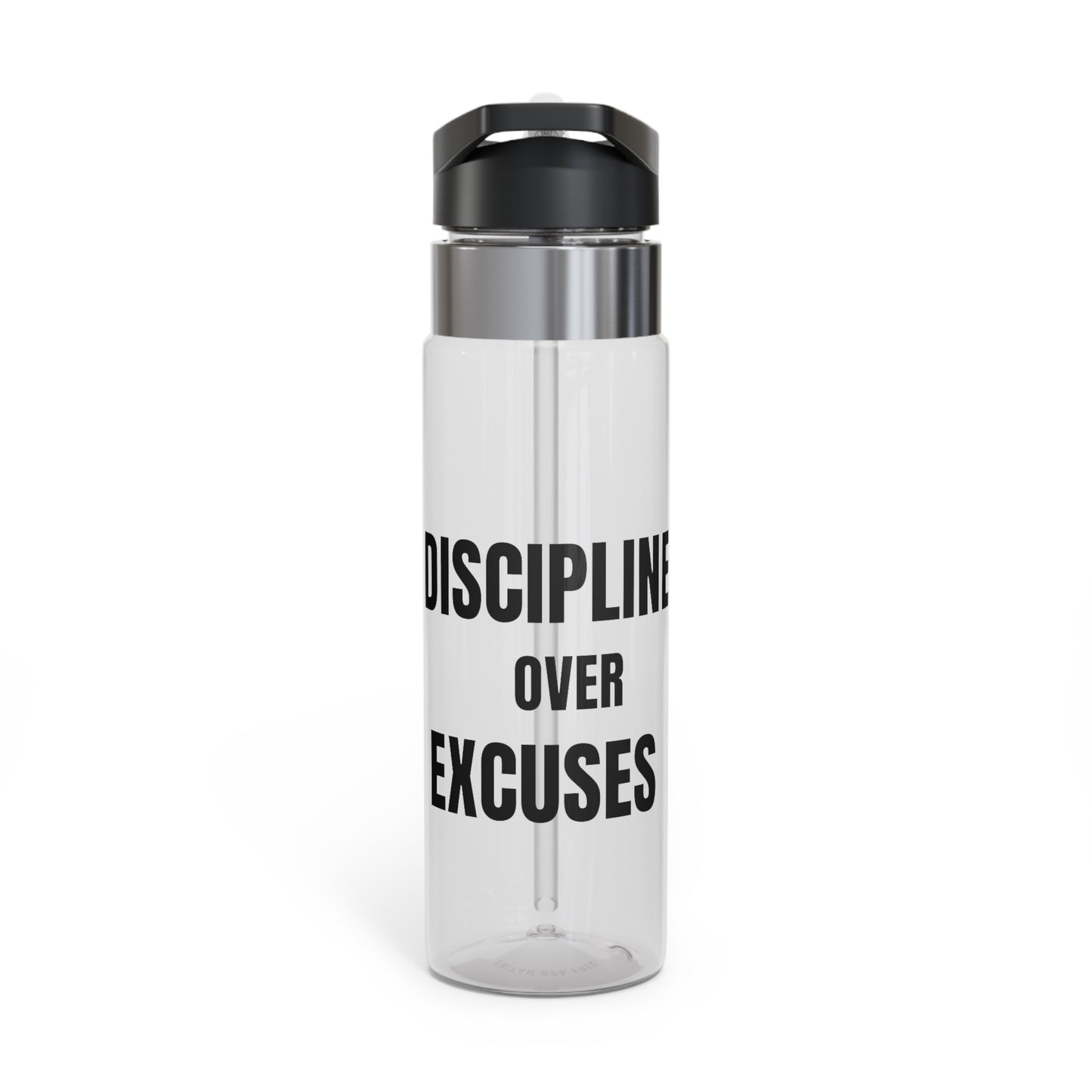 Discipline Over Excuses 20oz Tritan Sport Water Bottle