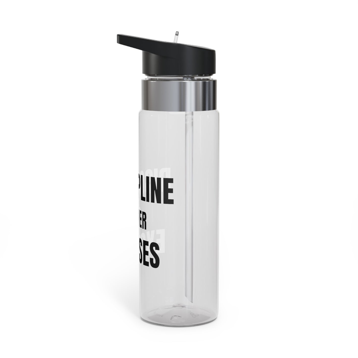 Discipline Over Excuses 20oz Tritan Sport Water Bottle