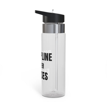 Discipline Over Excuses 20oz Tritan Sport Water Bottle