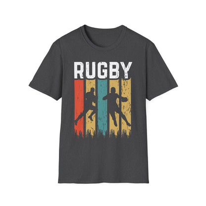 Retro Rugby Player Graphic T-Shirt