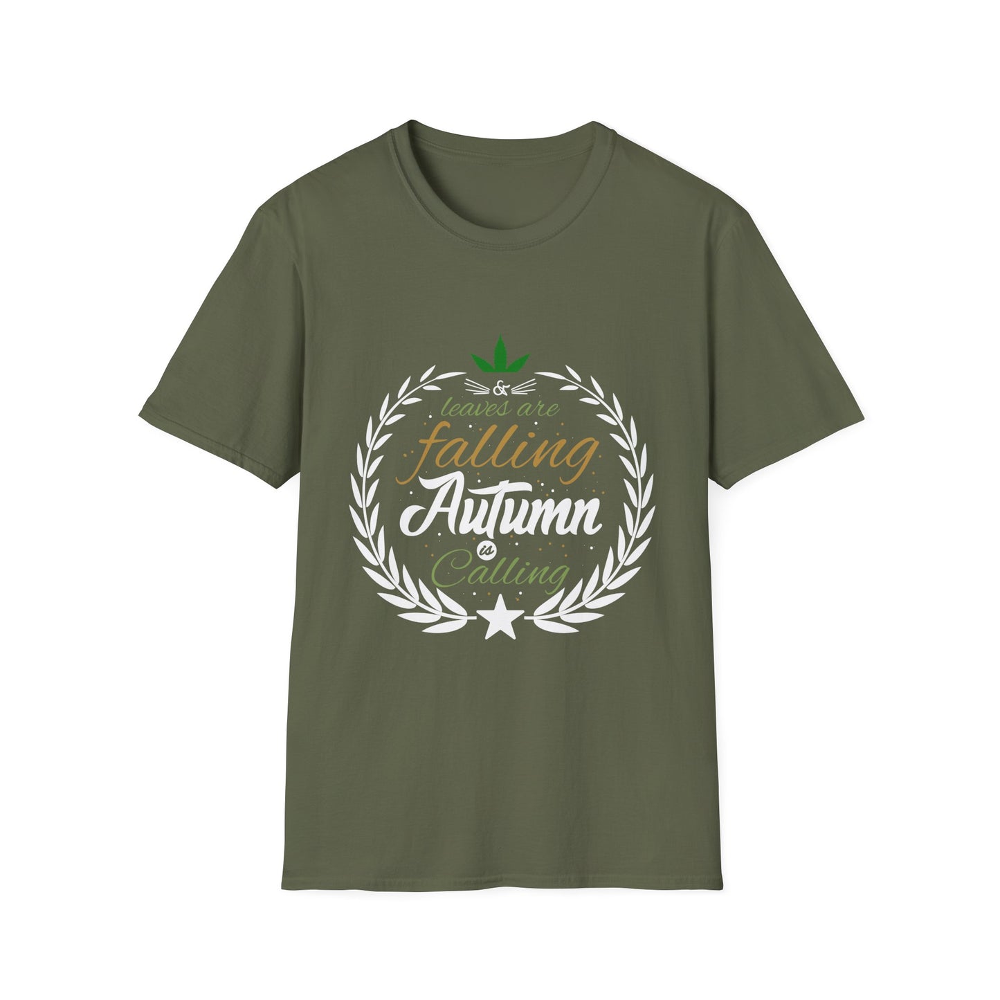 Autumn Leaves Are Falling T-Shirt – Cozy Fall Graphic T-shirt