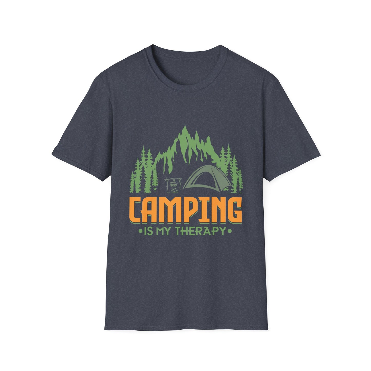 Camping Is My Therapy Outdoor Adventure T-Shirt
