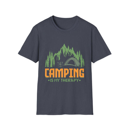 Camping Is My Therapy Outdoor Adventure T-Shirt