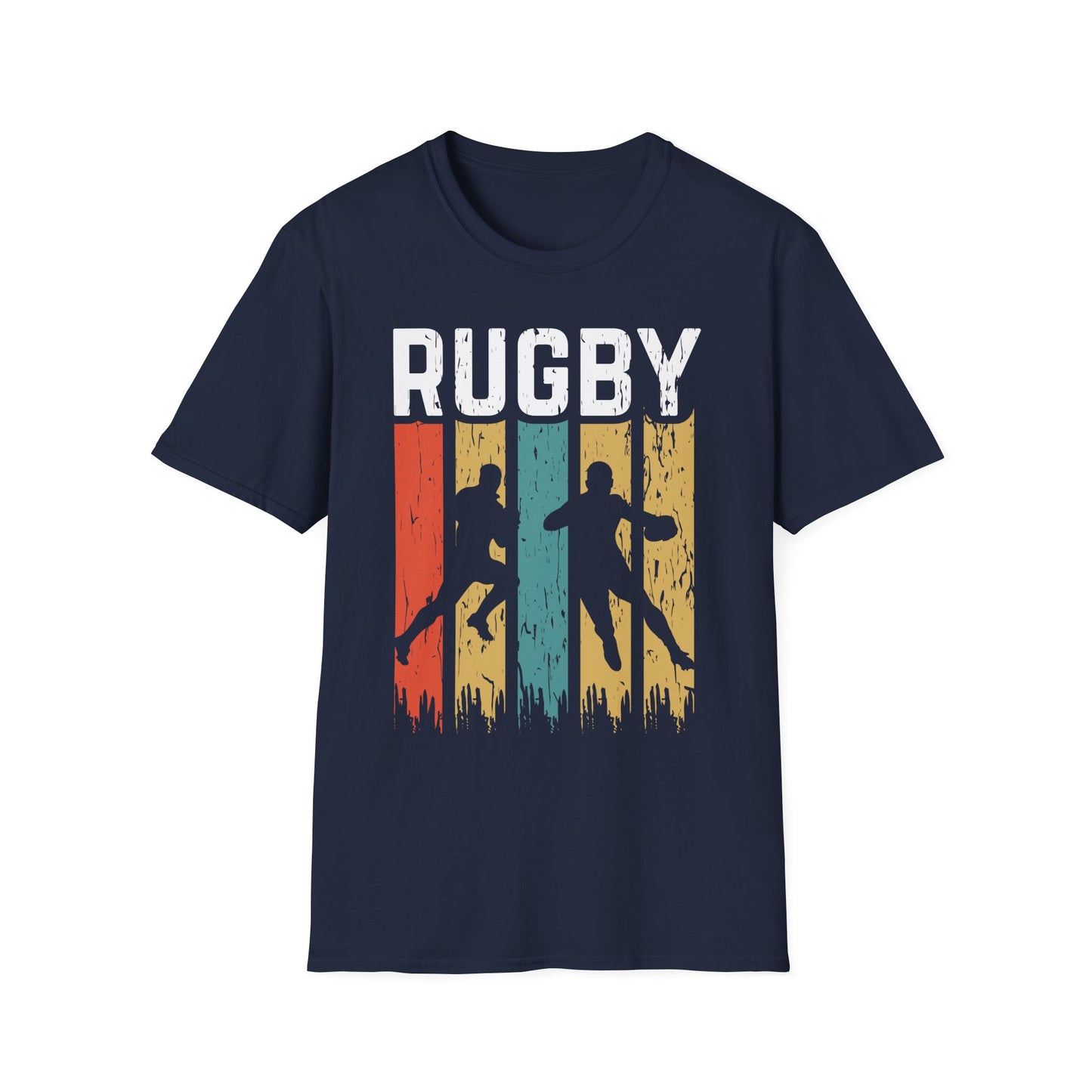 Retro Rugby Player Graphic T-Shirt