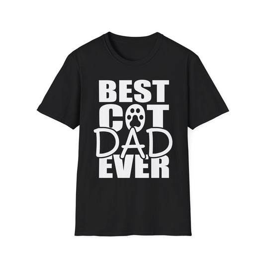Best Cat Dad Ever Funny Cat T-Shirt