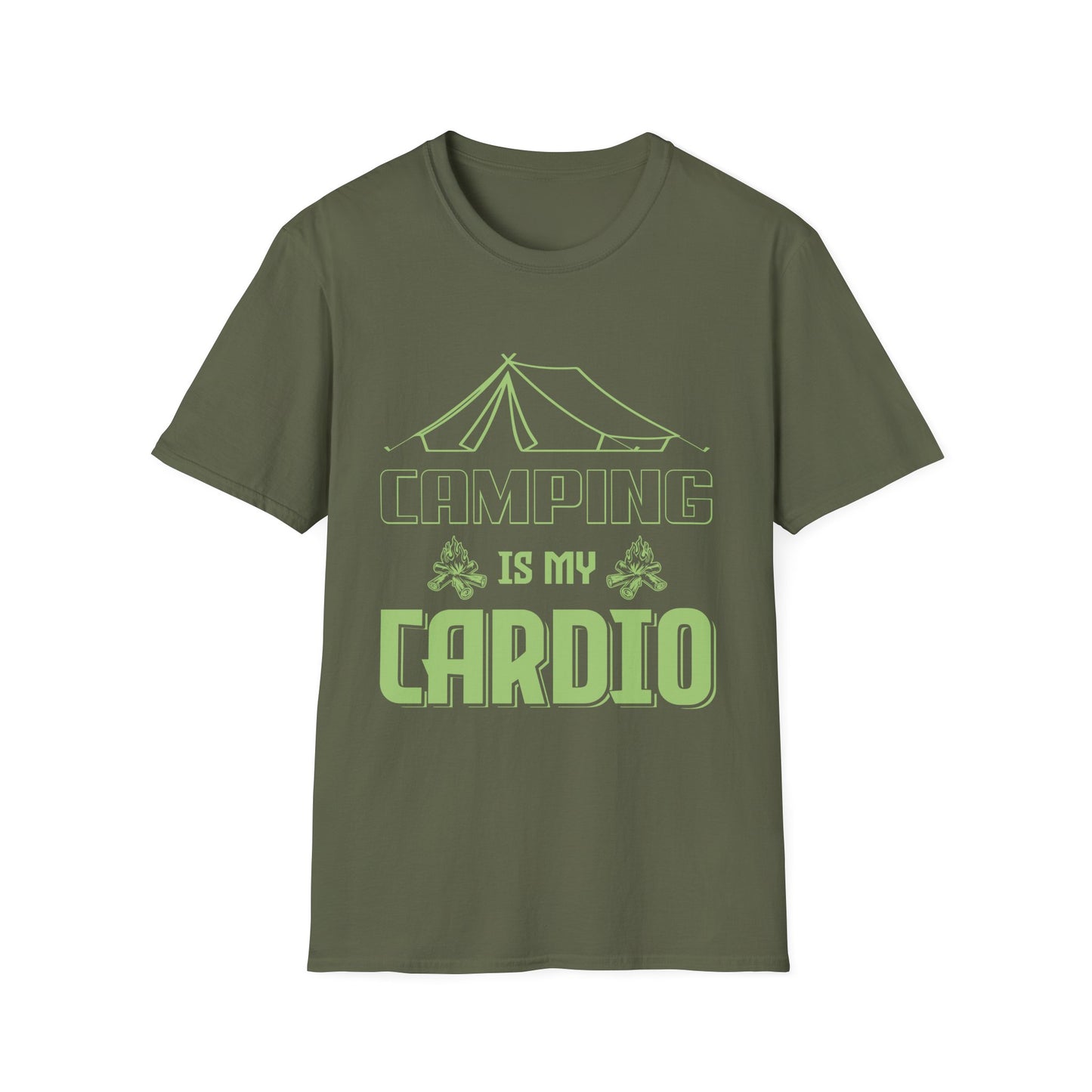 Camping Is My Cardio T-Shirt – Funny Outdoor Adventure