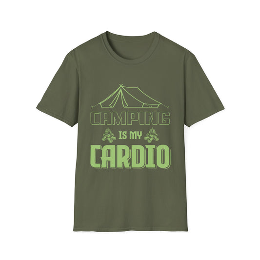 Camping Is My Cardio T-Shirt – Funny Outdoor Adventure