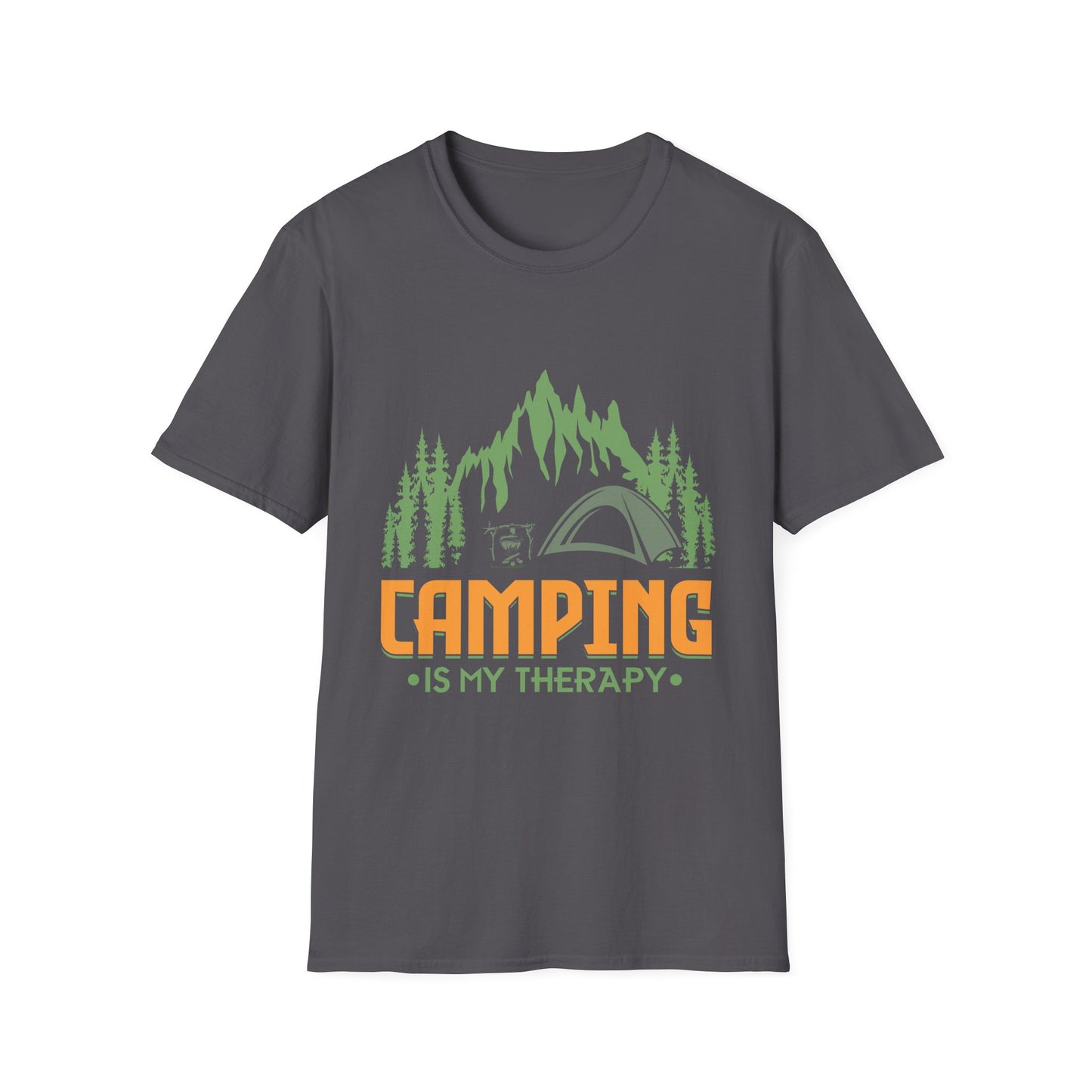 Camping Is My Therapy Outdoor Adventure T-Shirt