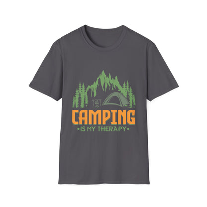 Camping Is My Therapy Outdoor Adventure T-Shirt