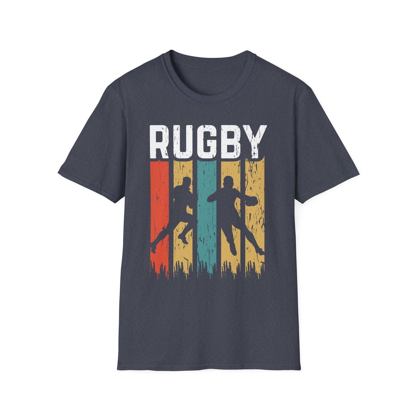 Retro Rugby Player Graphic T-Shirt