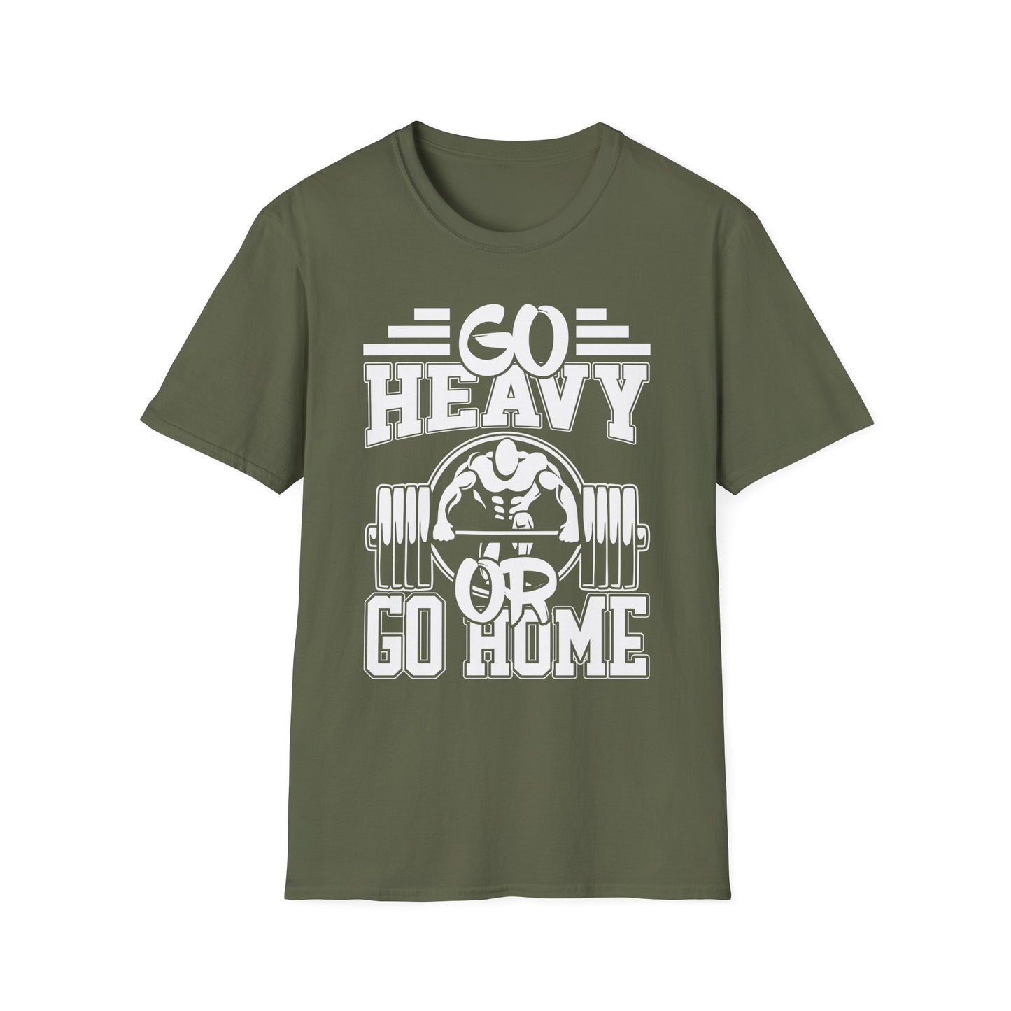 Go Heavy or Go Home Weightlifting T-Shirt