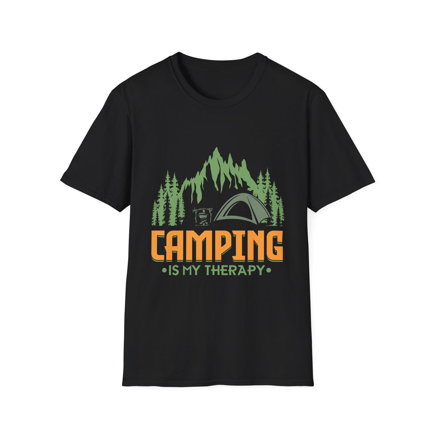 Camping Is My Therapy Outdoor Adventure T-Shirt