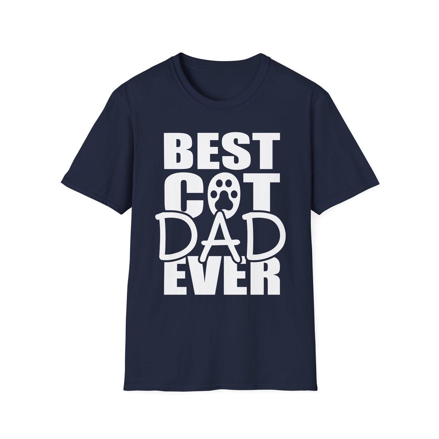 Best Cat Dad Ever Funny Cat T-Shirt