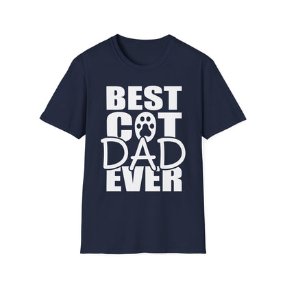 Best Cat Dad Ever Funny Cat T-Shirt