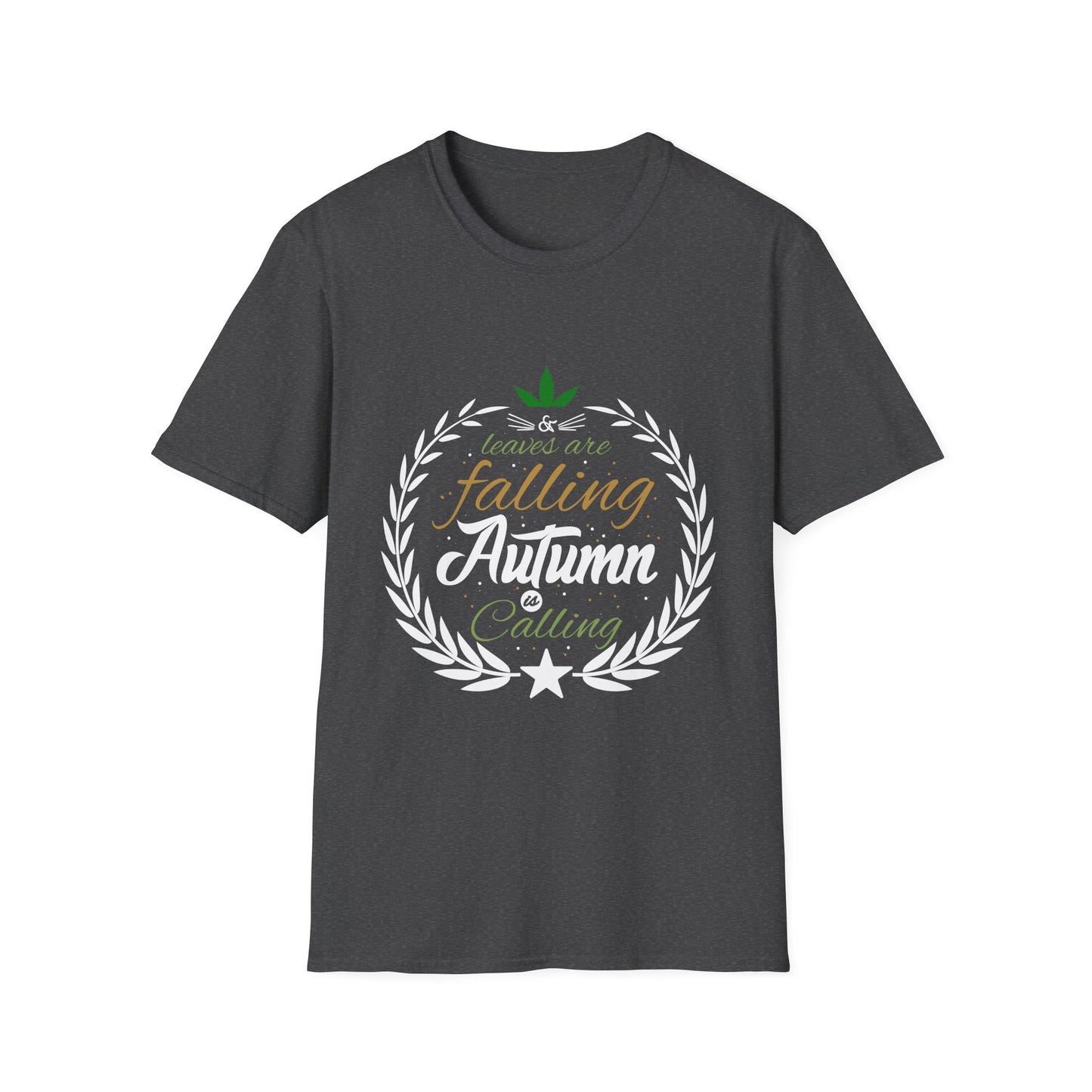 Autumn Leaves Are Falling T-Shirt – Cozy Fall Graphic T-shirt