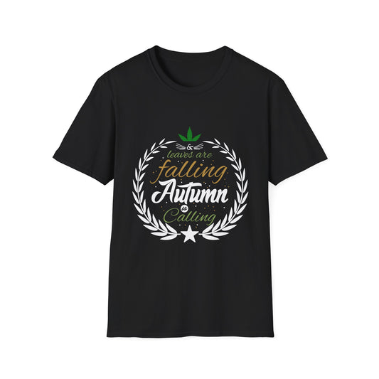 Autumn Leaves Are Falling T-Shirt – Cozy Fall Graphic T-shirt
