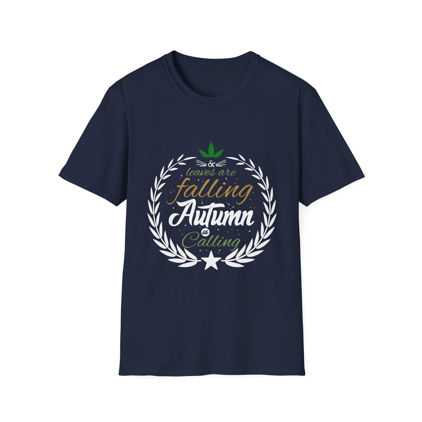 Autumn Leaves Are Falling T-Shirt – Cozy Fall Graphic T-shirt