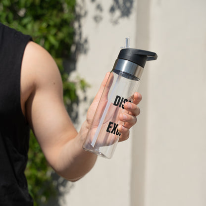 Discipline Over Excuses 20oz Tritan Sport Water Bottle