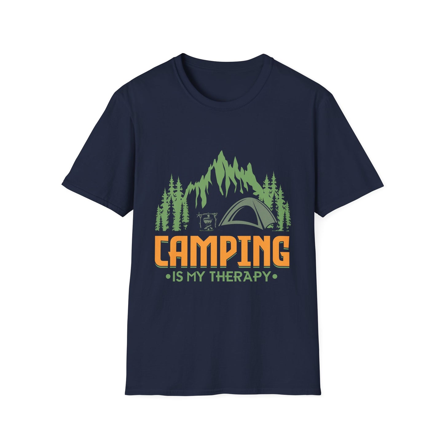 Camping Is My Therapy Outdoor Adventure T-Shirt