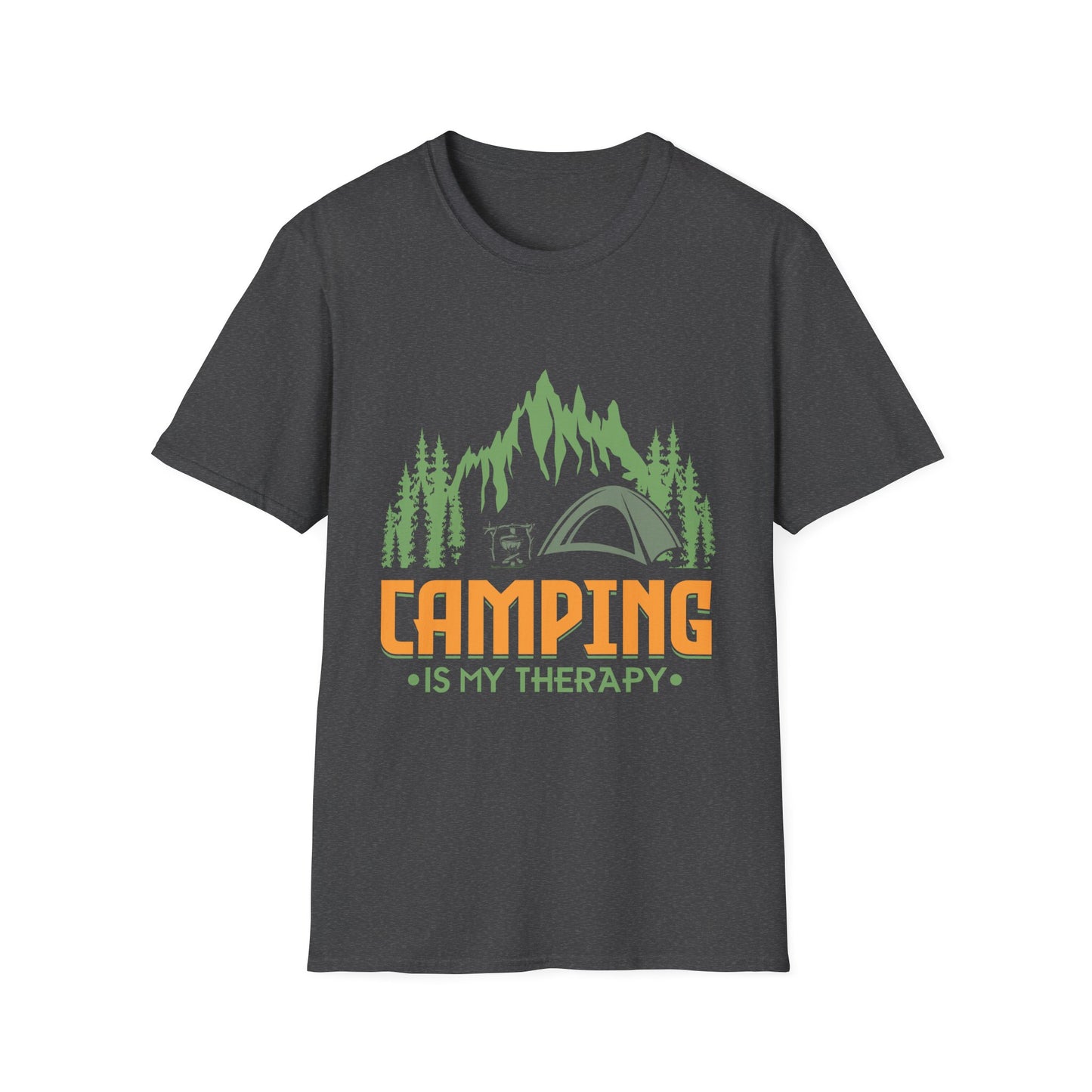 Camping Is My Therapy Outdoor Adventure T-Shirt