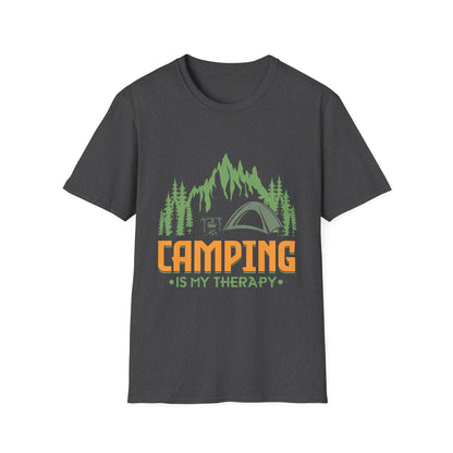 Camping Is My Therapy Outdoor Adventure T-Shirt
