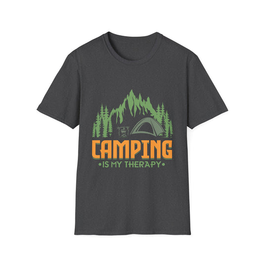 Camping Is My Therapy Outdoor Adventure T-Shirt