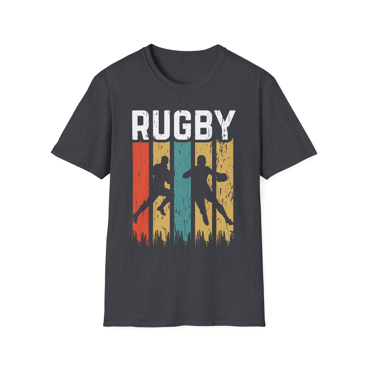 Retro Rugby Player Graphic T-Shirt