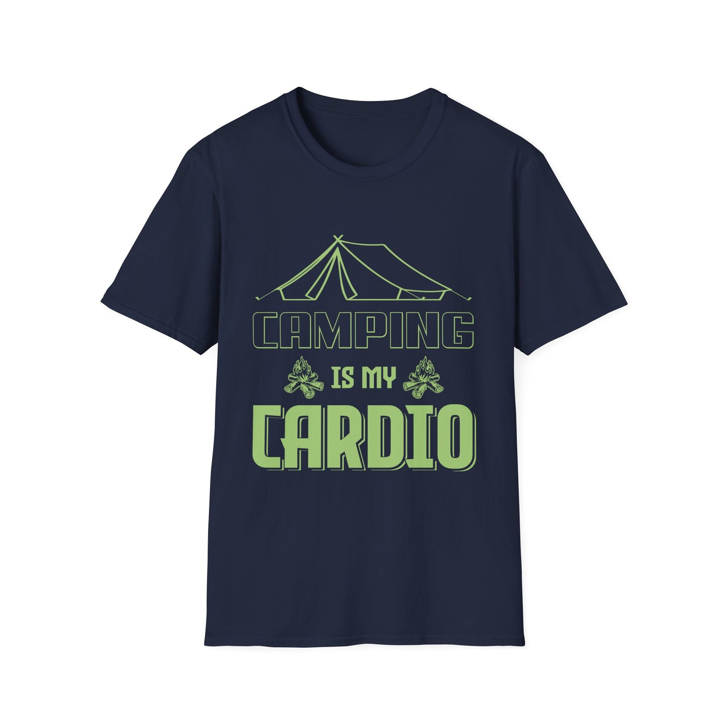 Camping Is My Cardio T-Shirt – Funny Outdoor Adventure