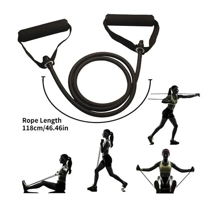 Resistance Band With Handles for Home Workouts