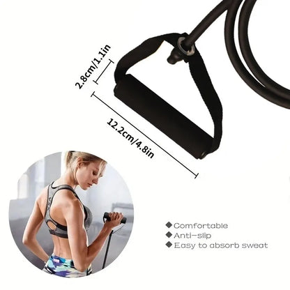 Resistance Band With Handles for Home Workouts